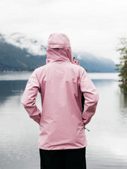 Women Recycled Waterproof Jacket in Purple - Skybird