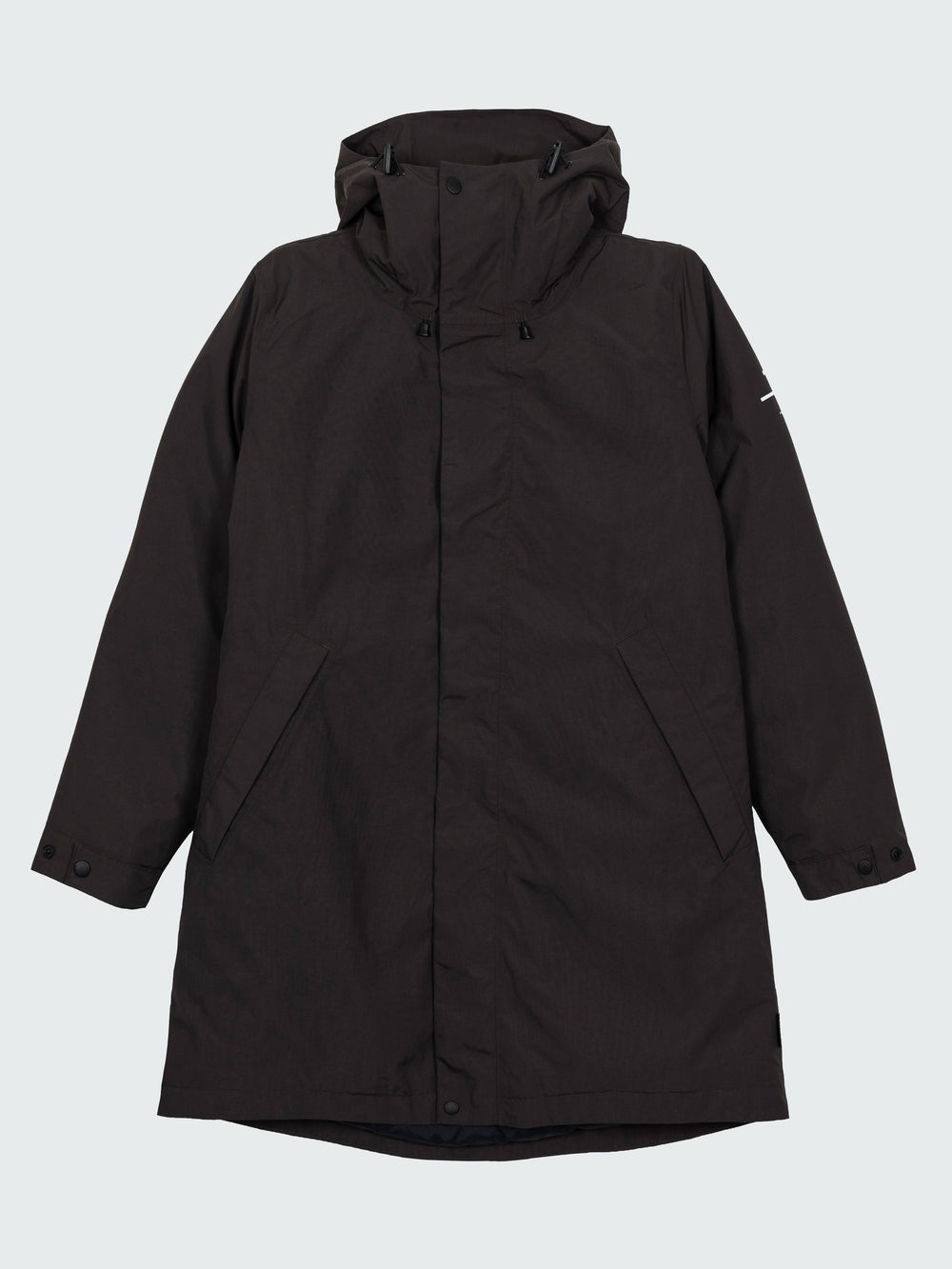 Women Recycled Waterproof Parka in Brown - Skye