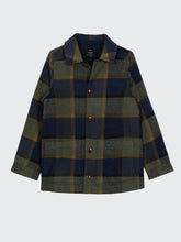 Women Wool Blend Blanket Jacket in Sugar Kelp Multi - Stowe