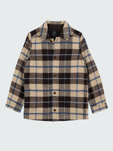 Women Wool Blend Blanket Jacket in Calico Multi - Stowe