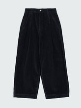 Women Organic Cotton Cord Trouser in Black - Studio