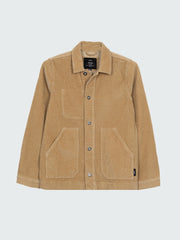 Women Organic Cotton Cord Chore Jacket in Flint - Yarrel