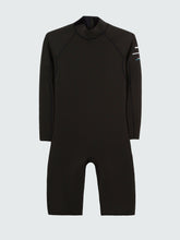 Men Nieuwland 2e Yulex Long Sleeve Shorty Wetsuit in Black