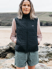 Women Firecrest Gilet in Black