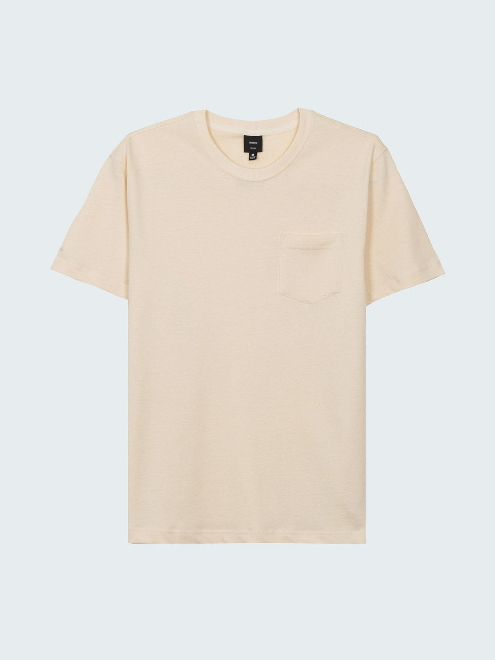 Men Cotton Blend Pocket Ecru T-Shirt - Orca