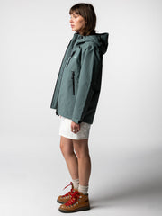 Women Stormbird Waterproof Jacket in Deep Sea