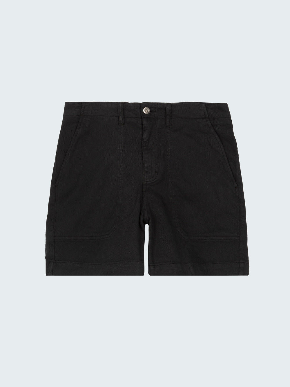 Women Yarrel Canvas Short in Black