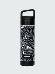 Men/Women MiiR 20oz Wide Mouth Bottle in Black Paisley