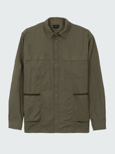 Men Recycled Long Sleeve Shirt in Olive - Wander