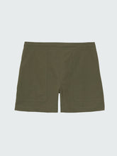 Women Recycled Hybrid Short in Olive - Walker