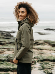 Women Stormbird Waterproof Jacket in Olive