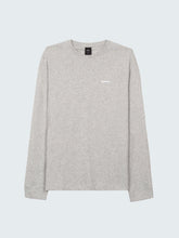 Men Harlyn Logo Long Sleeve T-Shirt in Grey Marl