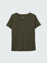Women Merino T-Shirt Baselayer in Olive - Seeker