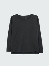 Women Merino Long Sleeve Baselayer in Raven Black - Seeker