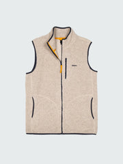 Men Recycled Wool Fleece Gilet - Hegen