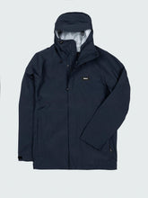 Men Recycled Waterproof Jacket in Navy - Skybird