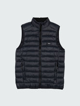 Men Recycled Insulated Gilet in Black - Nimbus