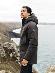 Men Parka Jacket in Raven - Vellus - Finisterre