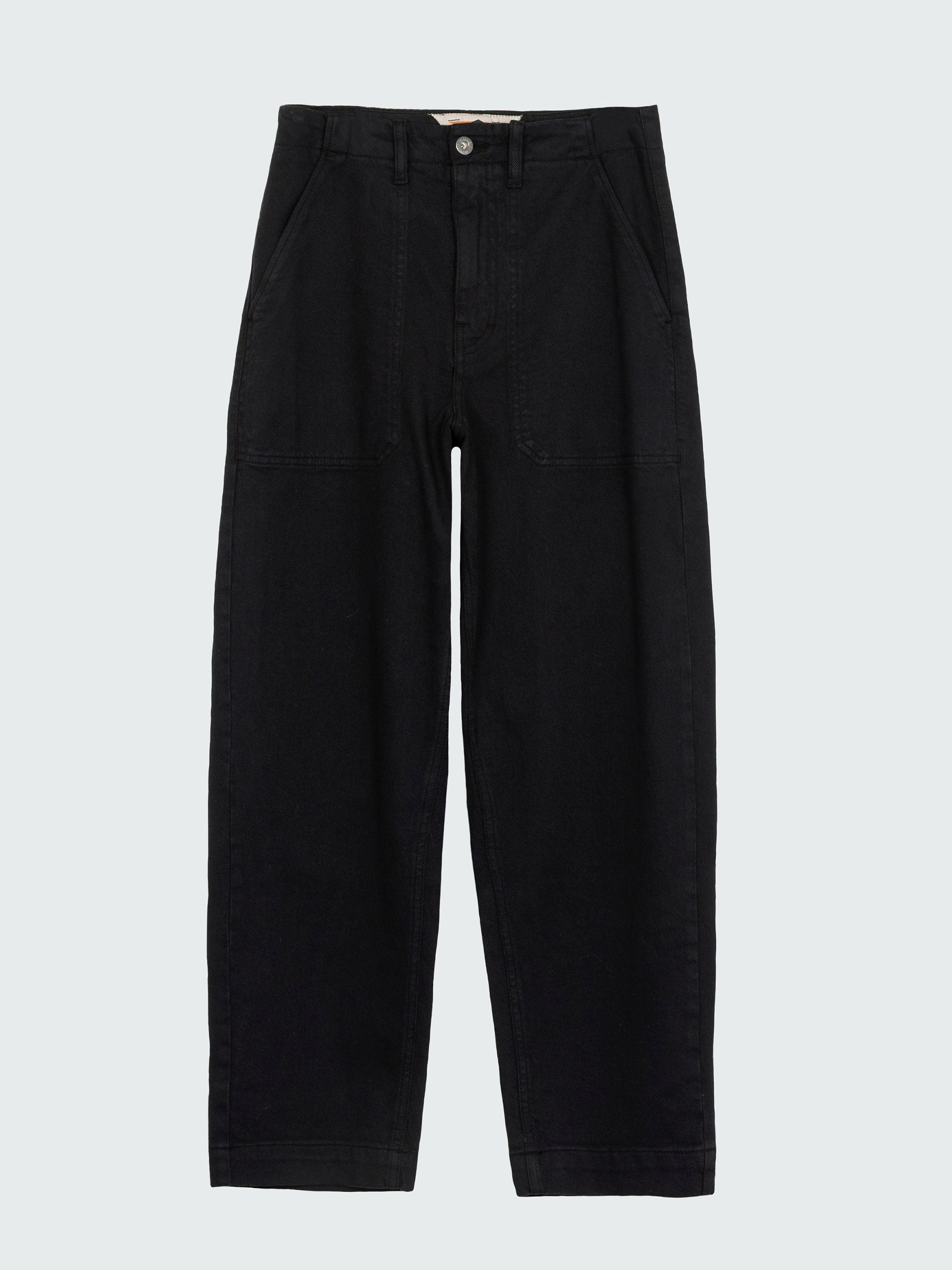 Women Yarrel Canvas Trouser in Black