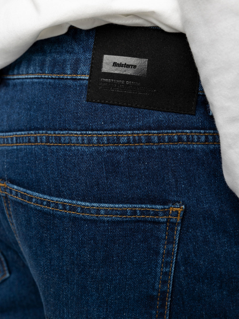 Men Organic Cotton Twill Jean in Dark Indigo - Marin