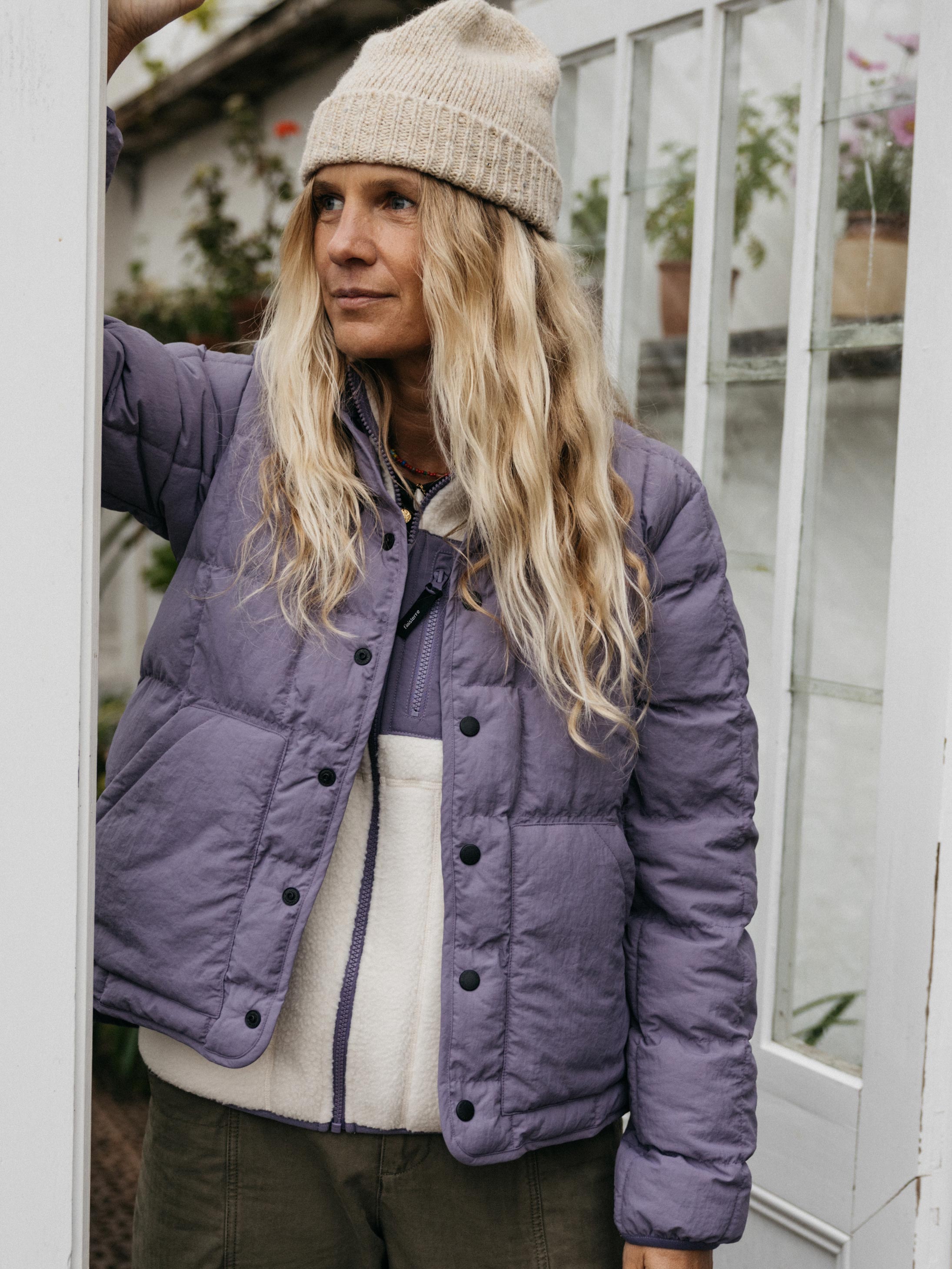 Women Lapwing Insulated Jacket in Violet Sky