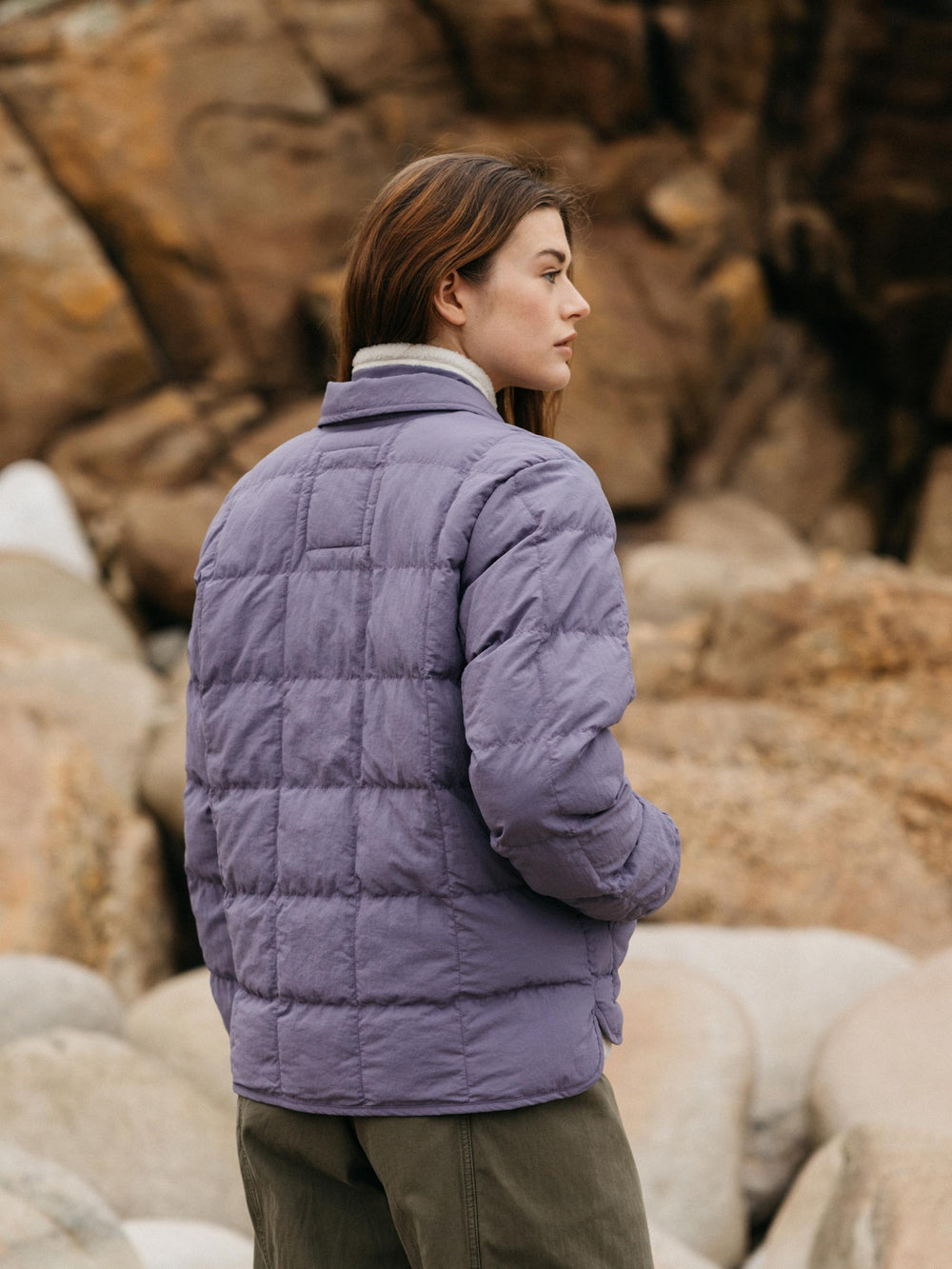 Women Lapwing Insulated Jacket in Violet Sky