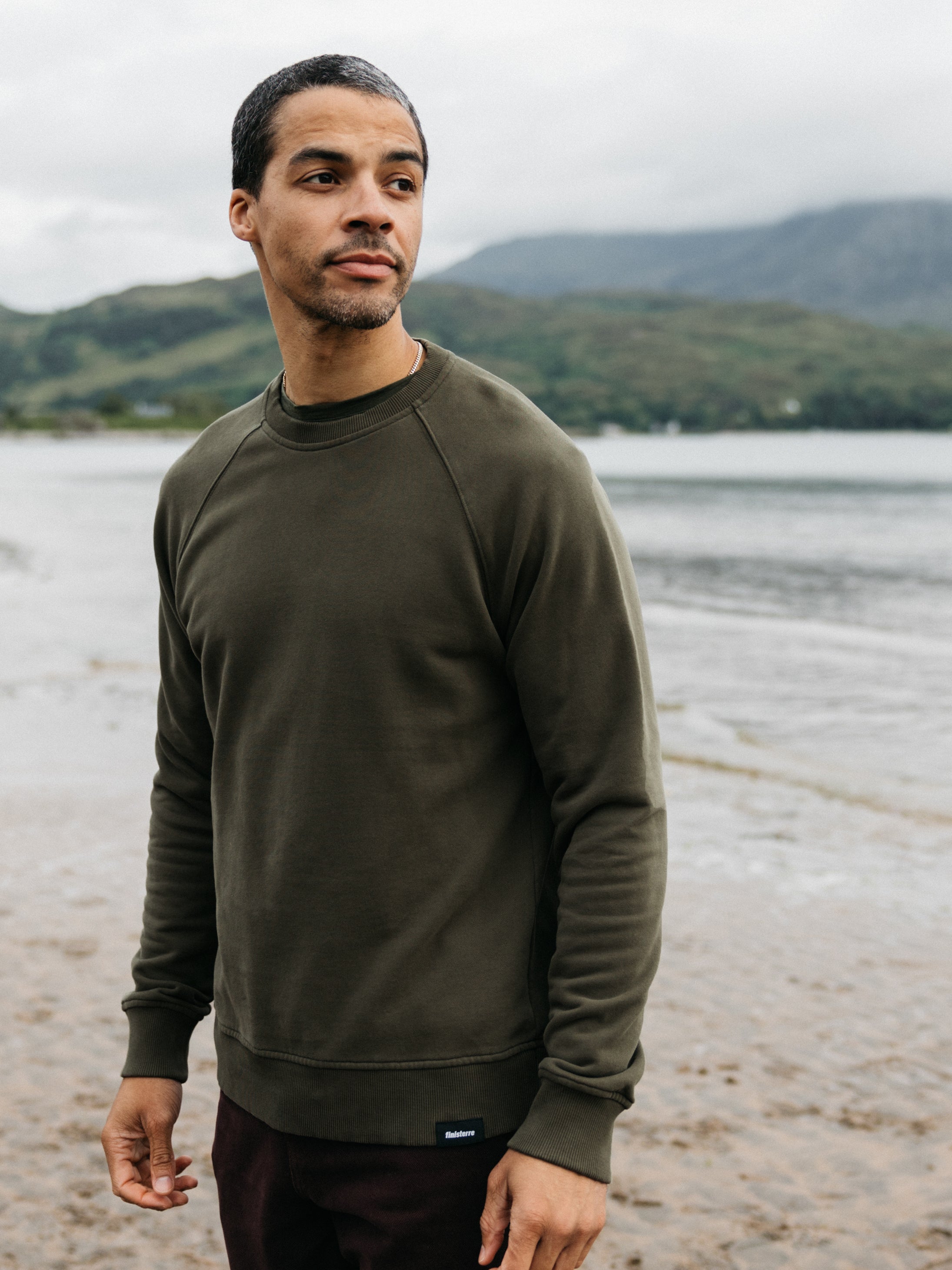 Men Coho Sweatshirt in Timber Green