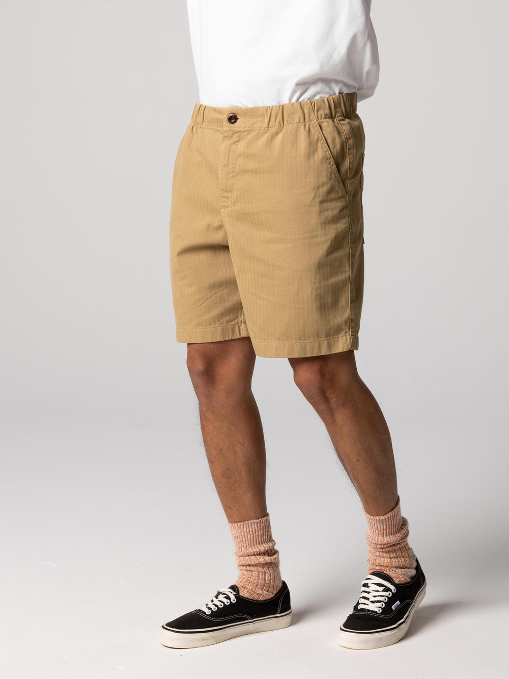 Men Organic Cotton Short in Flint - Tonkin