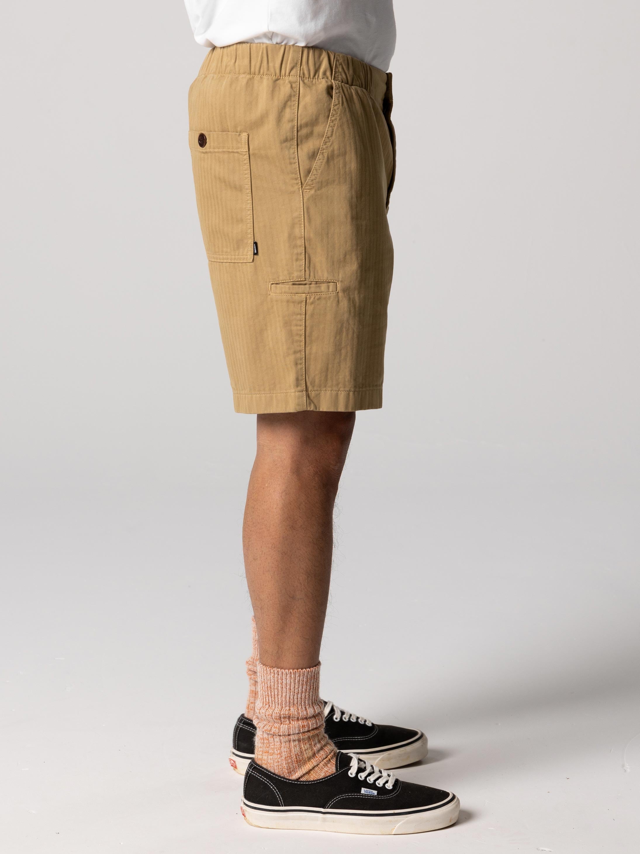 Men Organic Cotton Short in Flint - Tonkin