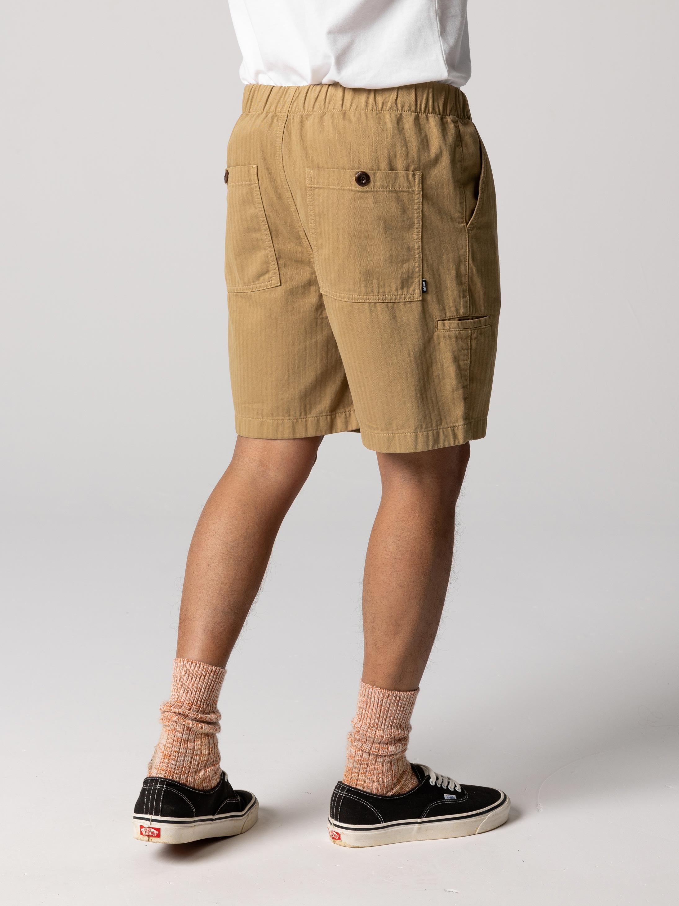 Men Organic Cotton Short in Flint - Tonkin