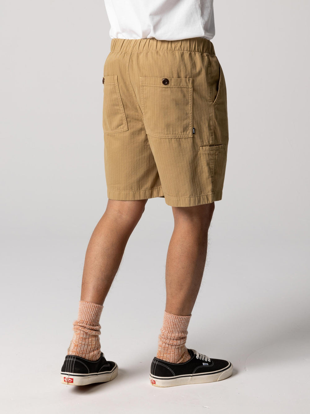 Men Organic Cotton Short in Flint - Tonkin