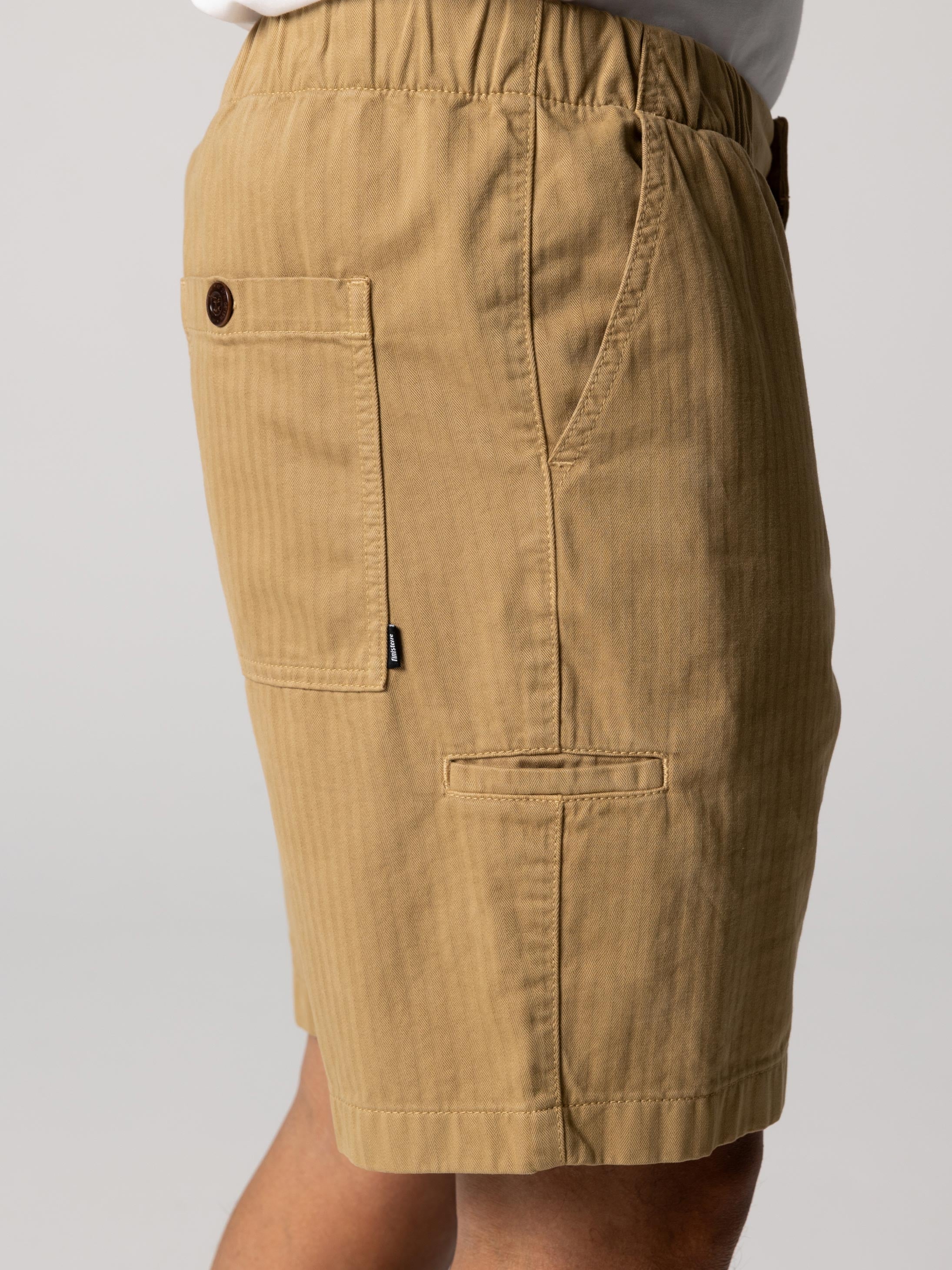 Men Organic Cotton Short in Flint - Tonkin