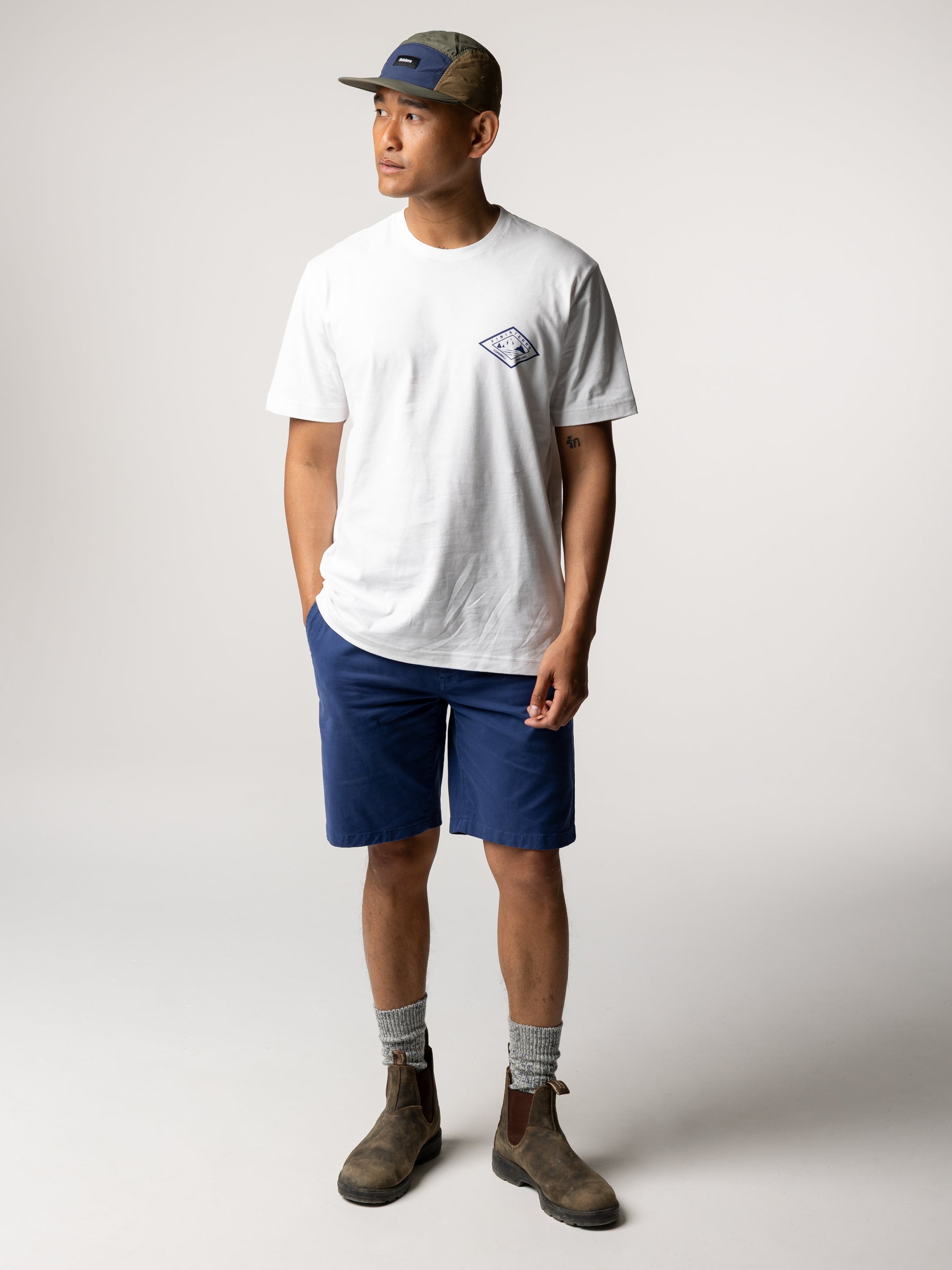 Men Organic Cotton Shorts in Midnight - Rincon