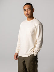 Men Cotton Blend T-Shirt in Ecru - Orca