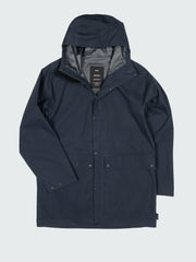 Men Organic Cotton Jacket in Navy - Litus