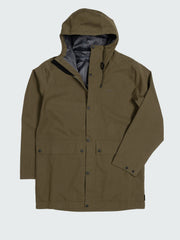 Men Organic Cotton Jacket in Olive - Litus