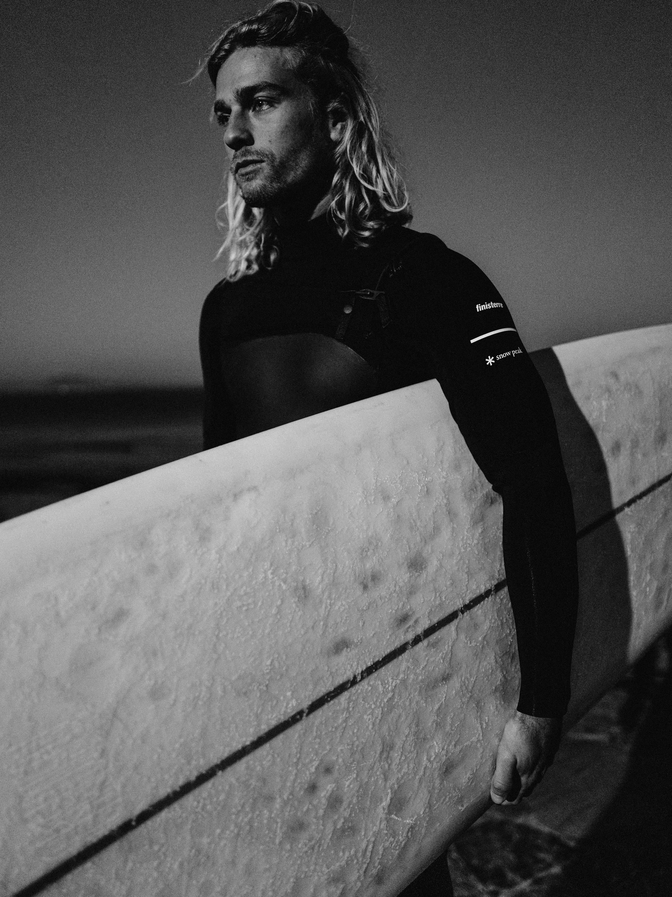 Men Snow Peak + Finisterre Natural Rubber 3.5/2.5mm Chest Zip Wetsuit
