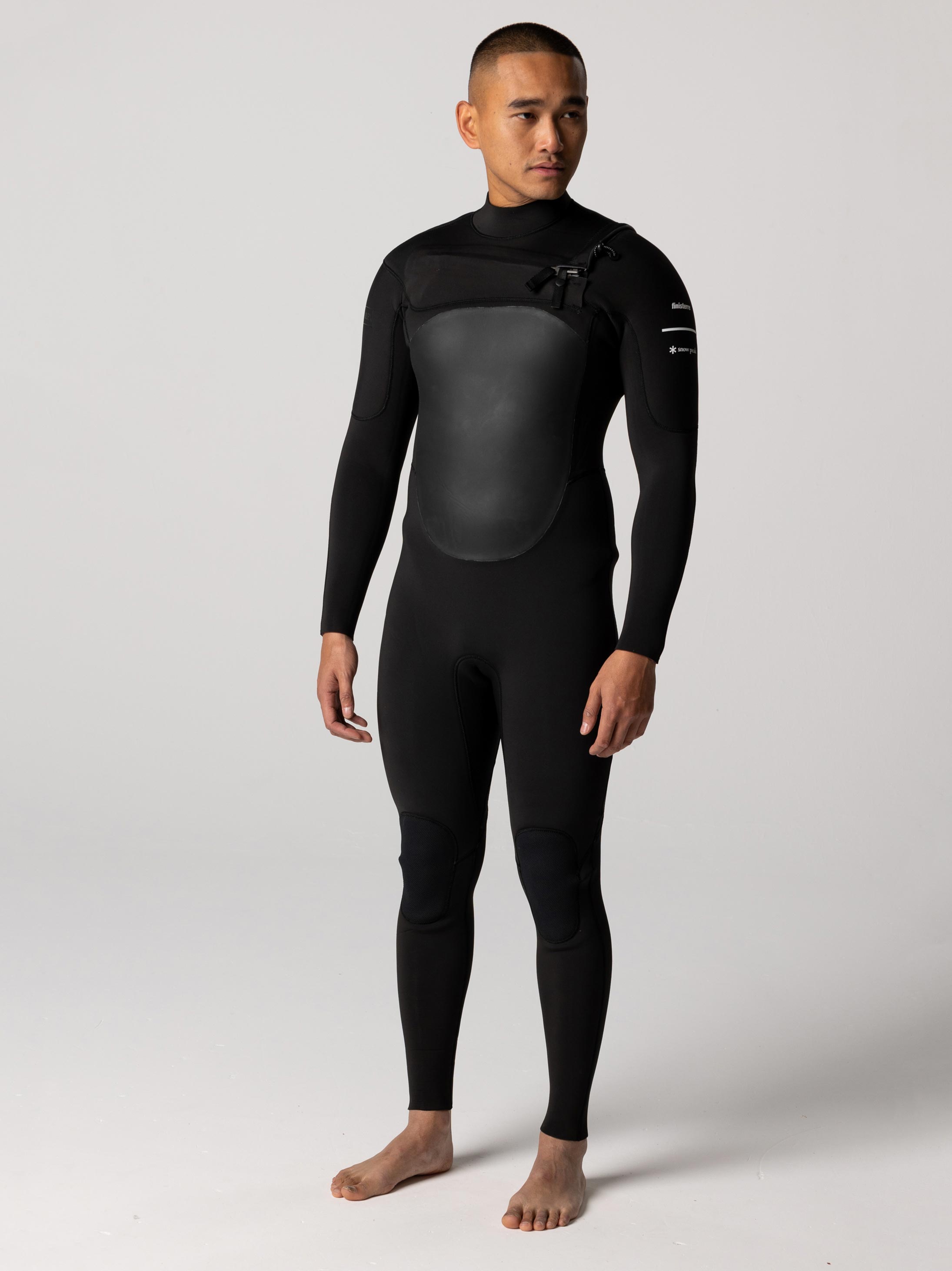 Men Snow Peak + Finisterre Natural Rubber 3.5/2.5mm Chest Zip Wetsuit