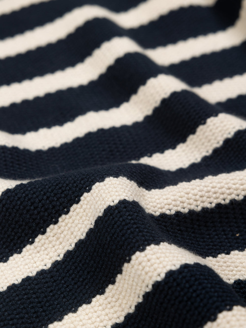 Men Wool Striped Jumper in Multi Stripe - Ledden
