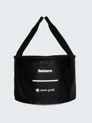 Men/Women Snow Peak + Finisterre Recycled Bucket 24L in Black - Drift