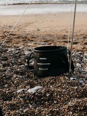 Men/Women Snow Peak + Finisterre Recycled Bucket 24L in Black - Drift