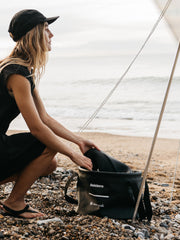 Men/Women Snow Peak + Finisterre Recycled Bucket 24L in Black - Drift