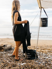 Men/Women Snow Peak + Finisterre Recycled Bucket 24L in Black - Drift