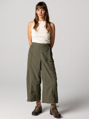 Women Recycled Culotte in Olive - Wander