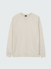 Women Organic Retro Sweatshirt in Ecru - Serpentine