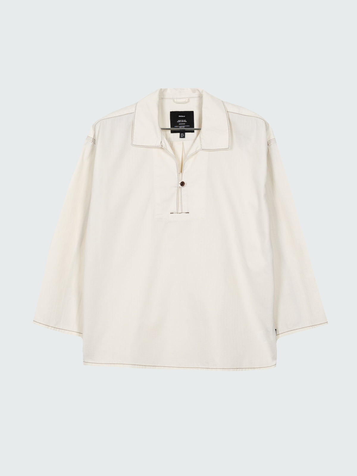 Women Organic Cotton Smock in Ecru - Croft