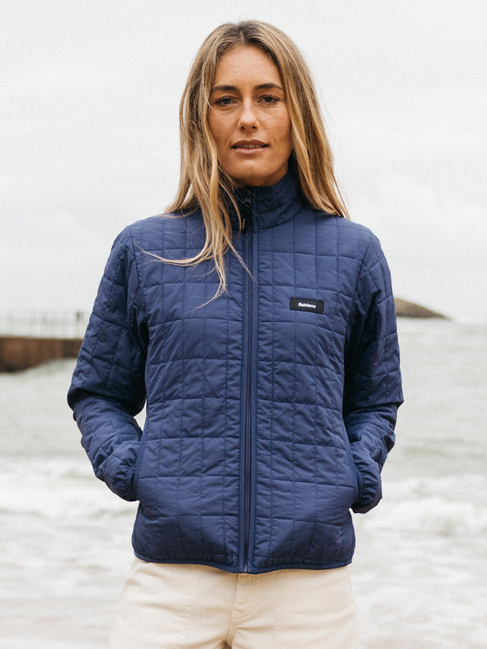 Women Insulated Jacket in Navy - Firecrest