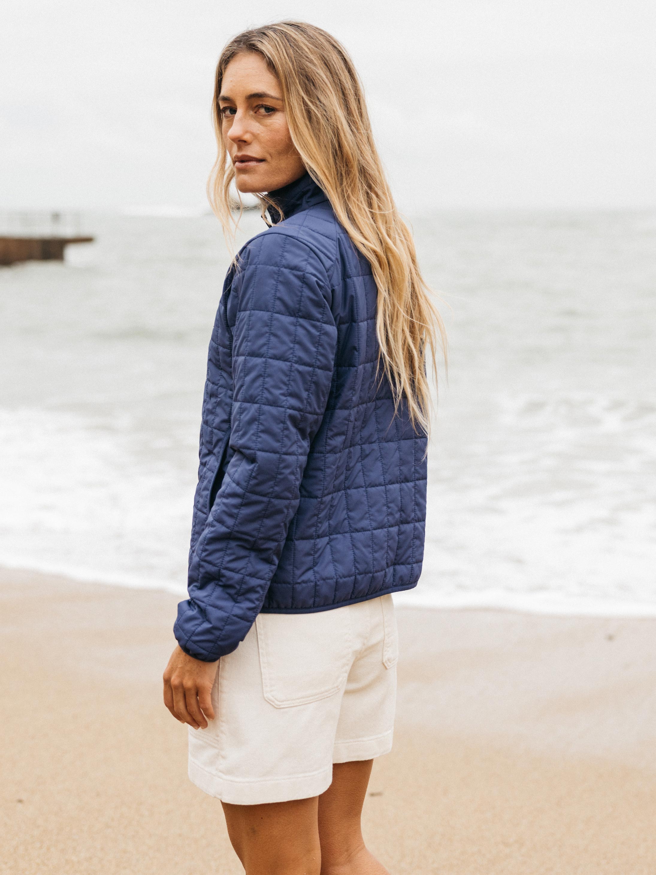 Women Insulated Jacket in Navy - Firecrest