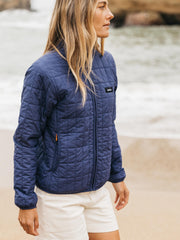 Women Insulated Jacket in Navy - Firecrest