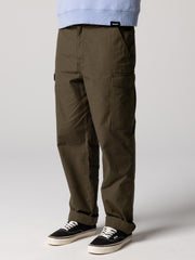 Men Organic Cotton Cargo Trouser in Olive - Clipper
